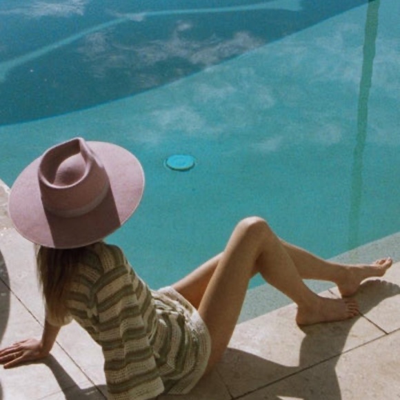 LACK OF COLOR DUSTY PURPLE DREAMER RANCHER WESTERN WOOL FEDORA HAT NWT - Picture 2 of 7